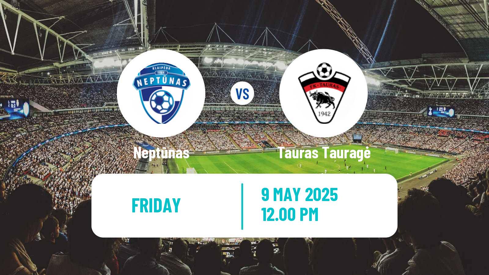 Soccer Lithuanian Division 2 Neptūnas - Tauras Tauragė
