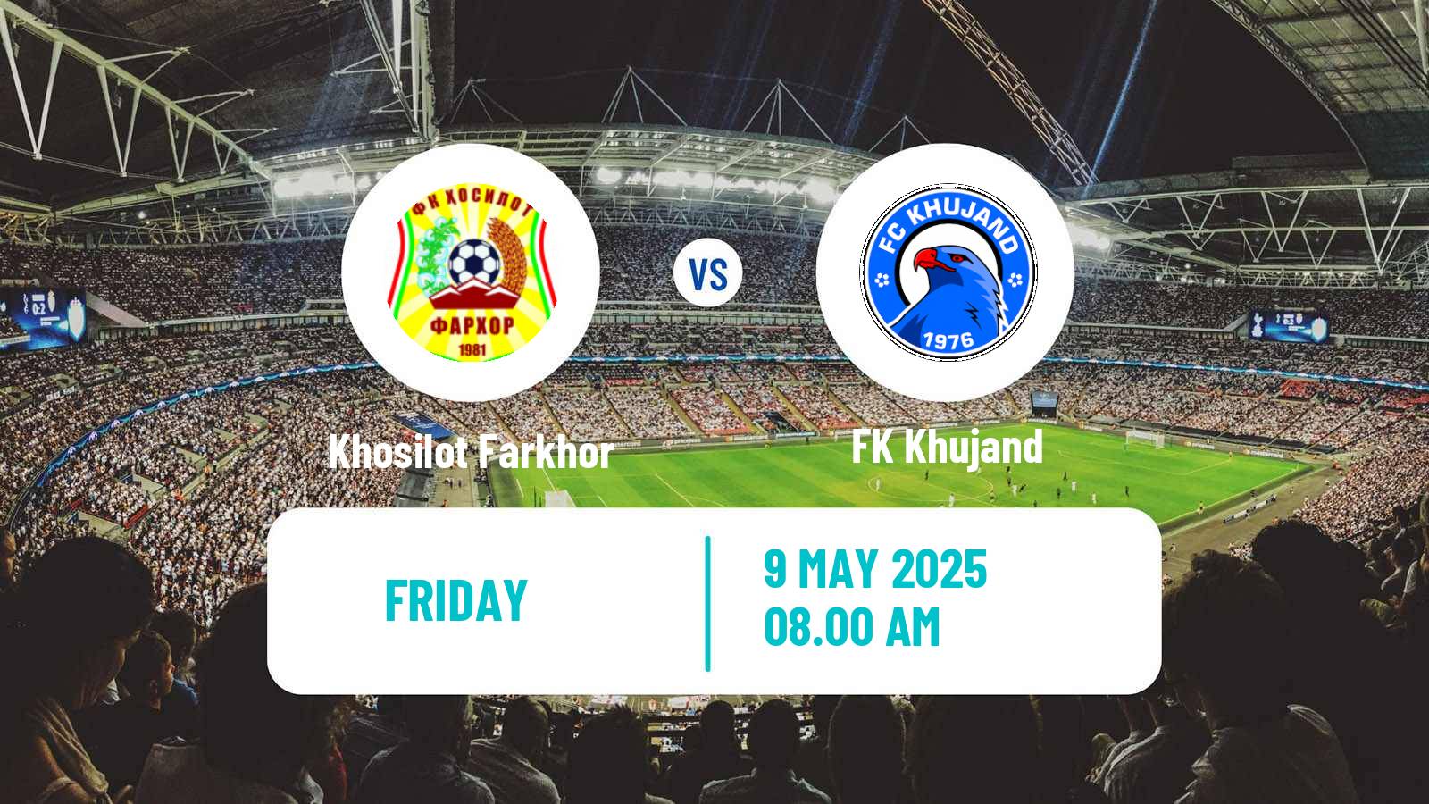 Soccer Tajik League Khosilot Farkhor - Khujand