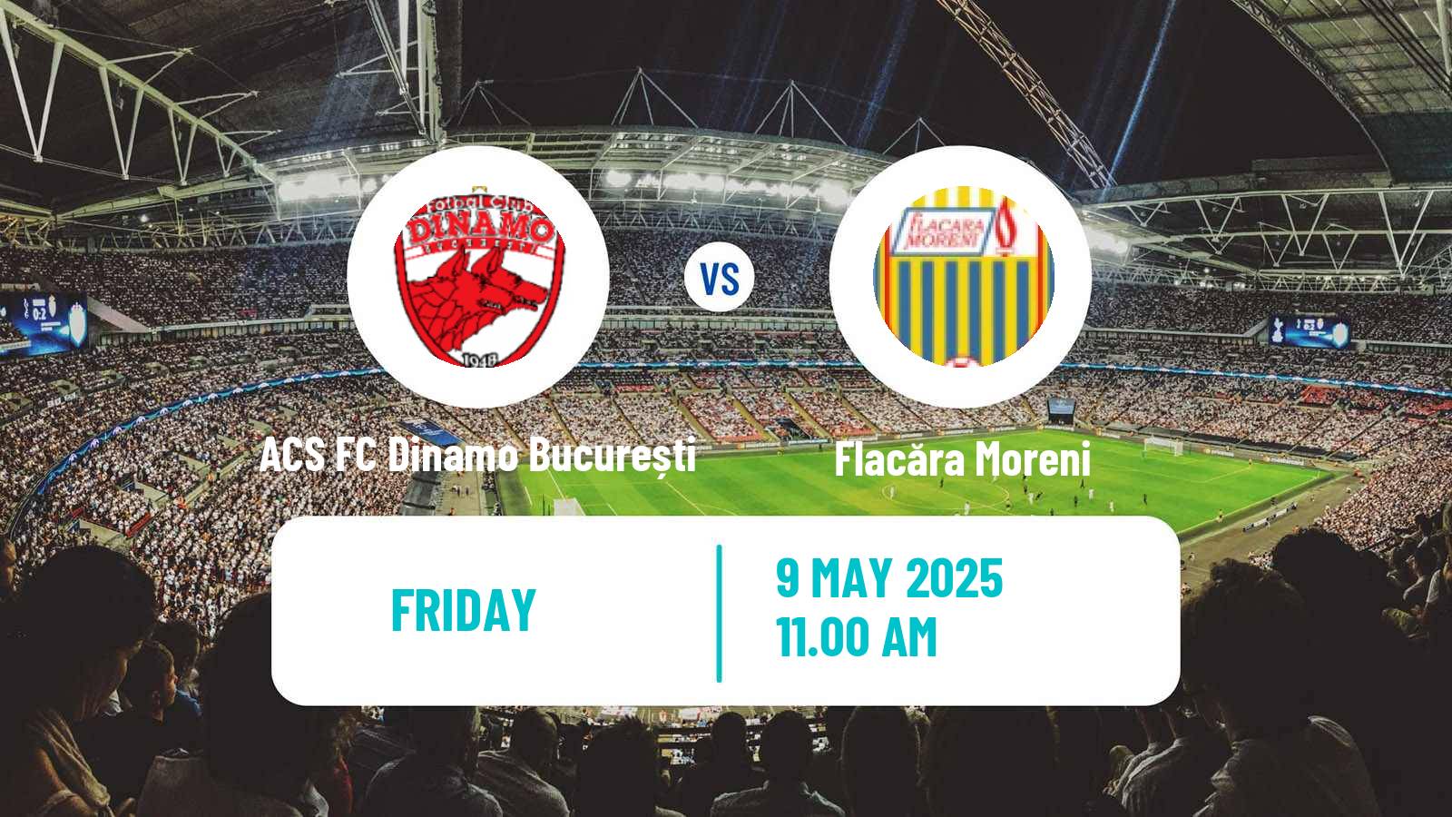 Soccer Romanian Liga 3 - Seria 5 ACS FC Dinamo București - Flacăra Moreni