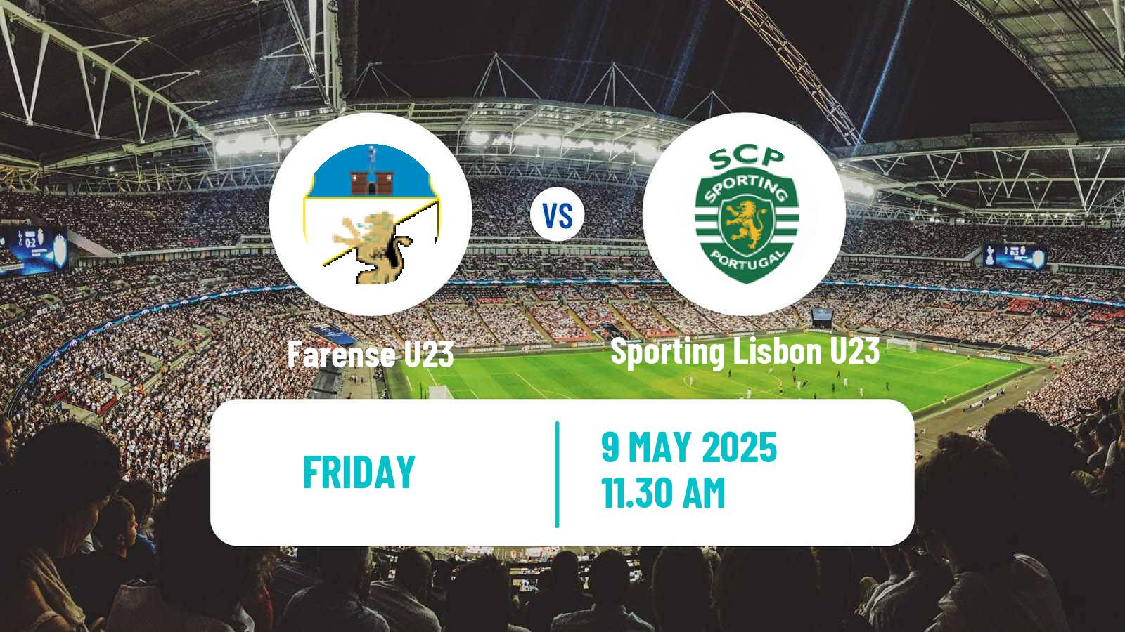 Soccer Portuguese Taca Revelacao U23 Farense U23 - Sporting Lisbon U23