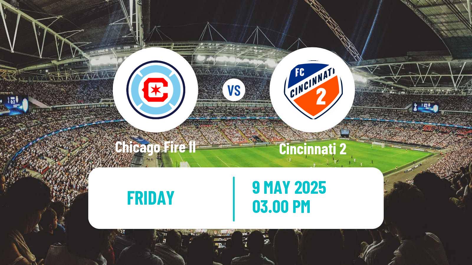 Soccer MLS Next Pro Chicago Fire II - Cincinnati 2
