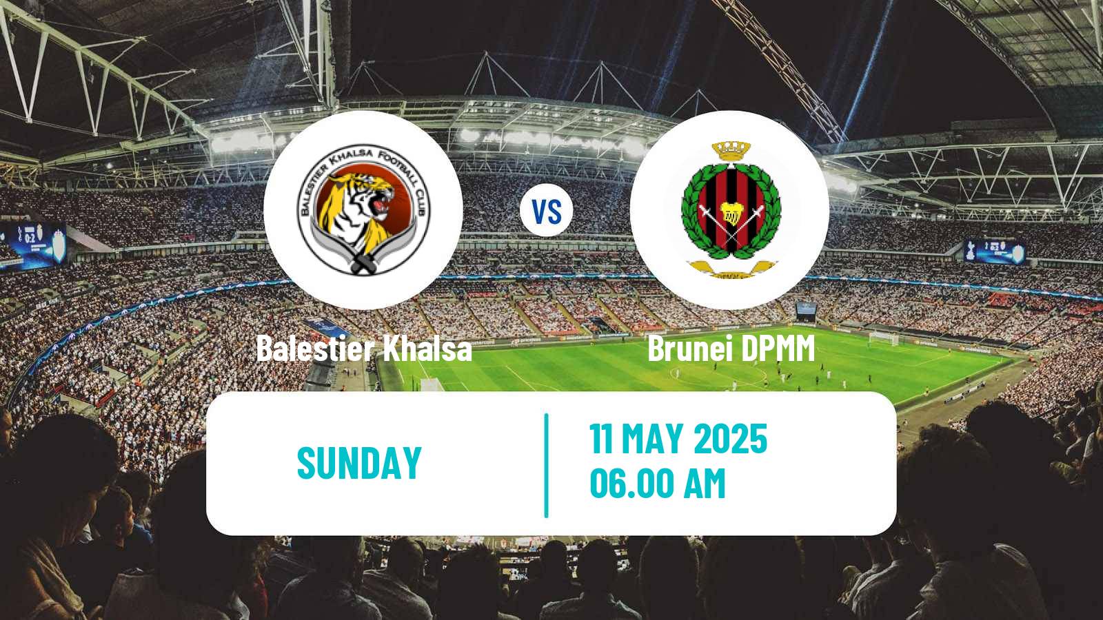 Soccer Singapore Premier League Balestier Khalsa - Brunei DPMM