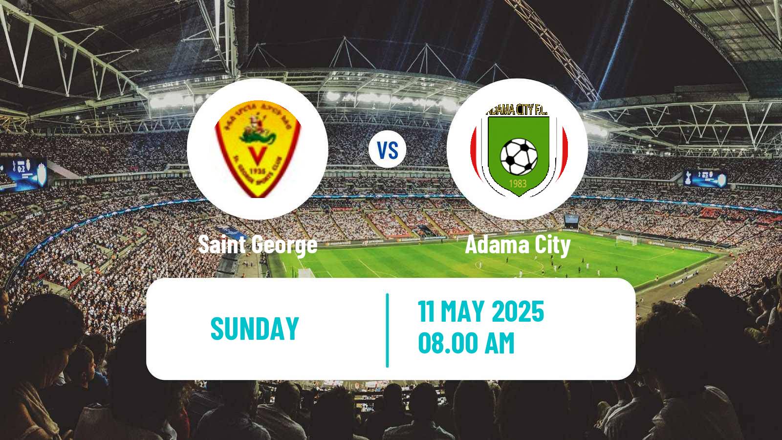 Soccer Ethiopian Premier League Saint George - Adama City