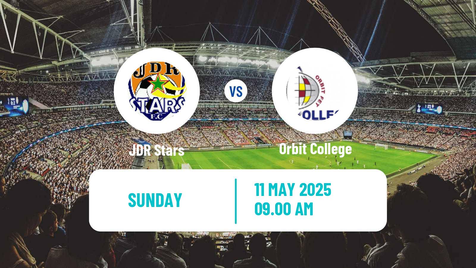 Soccer South African First Division JDR Stars - Orbit College