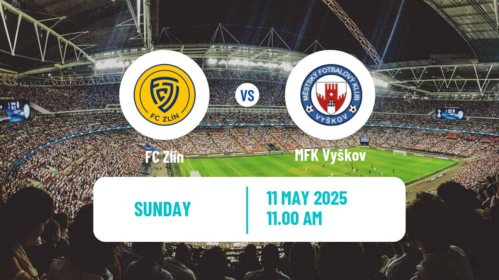 Soccer Czech Division 2 Zlín - Vyškov