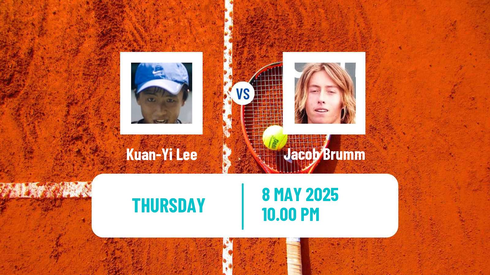 Tennis ITF M25 Baotou Men Kuan-Yi Lee - Jacob Brumm
