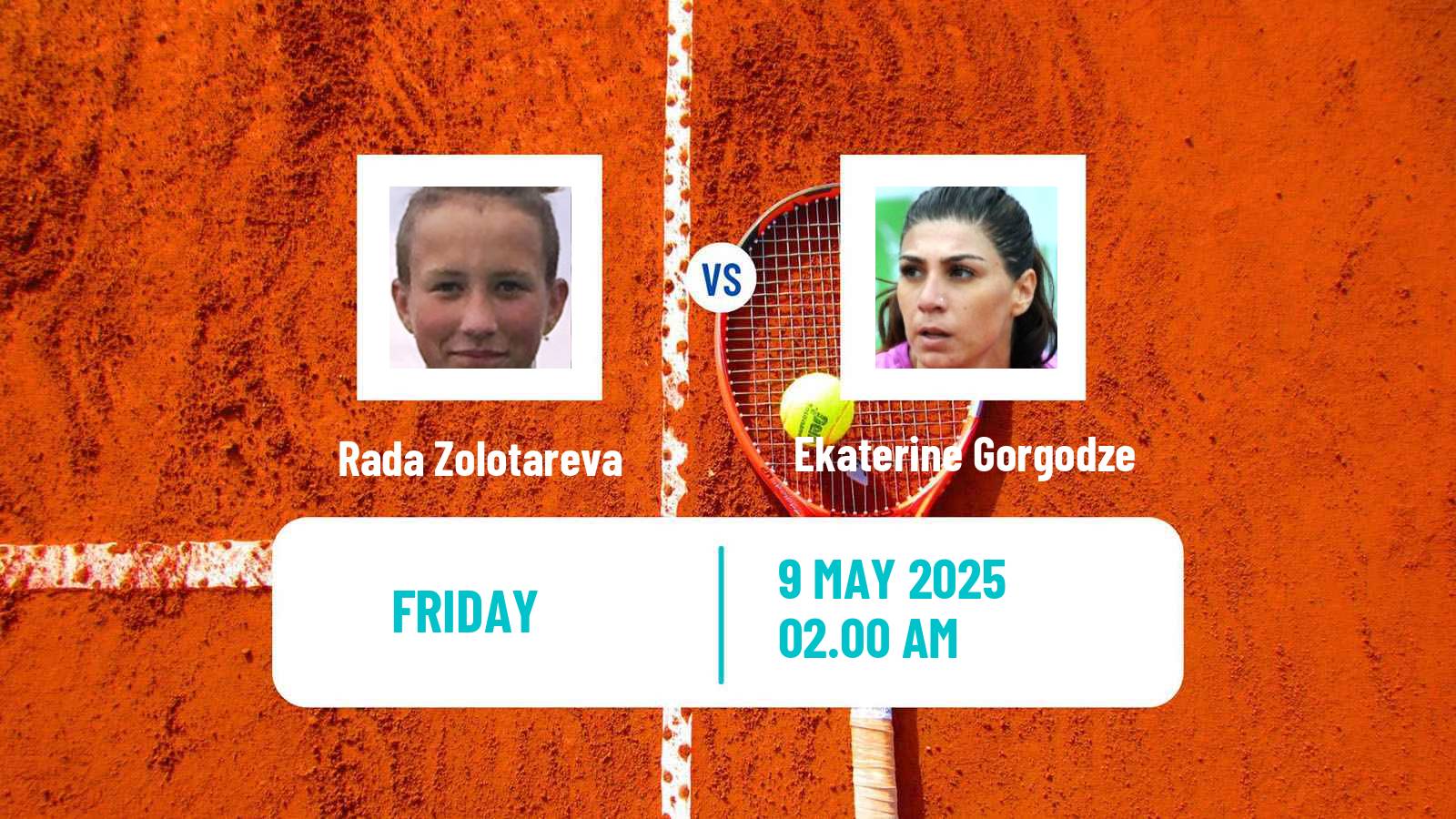 Tennis ITF W50 Lopota 2 Women Rada Zolotareva - Ekaterine Gorgodze