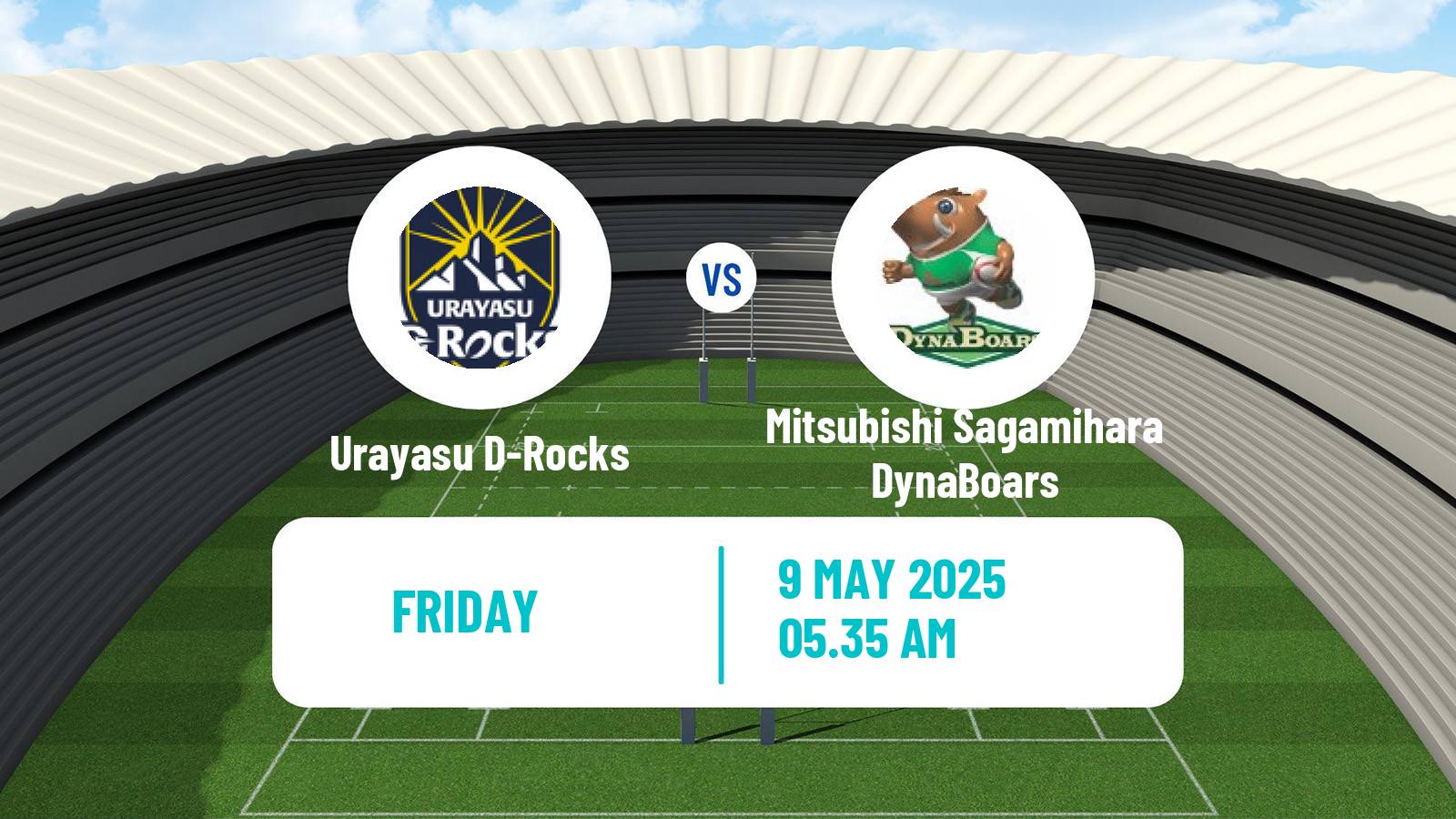 Rugby union Japan League One Rugby Union Urayasu D-Rocks - Mitsubishi Sagamihara DynaBoars