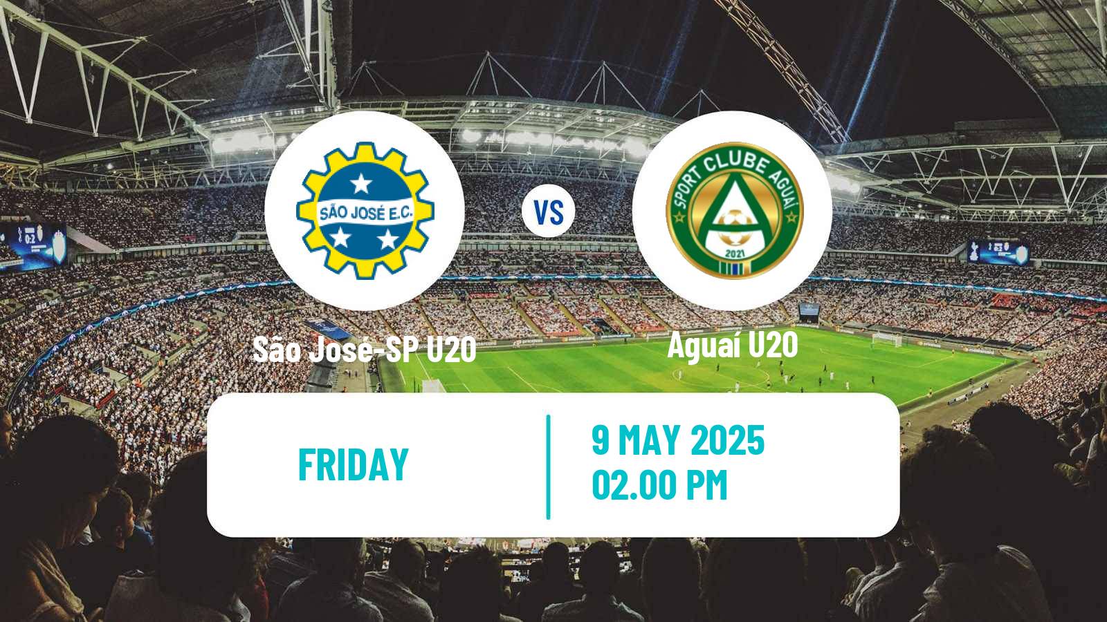 Soccer Brazilian Paulista U20 São José-SP U20 - Aguaí U20