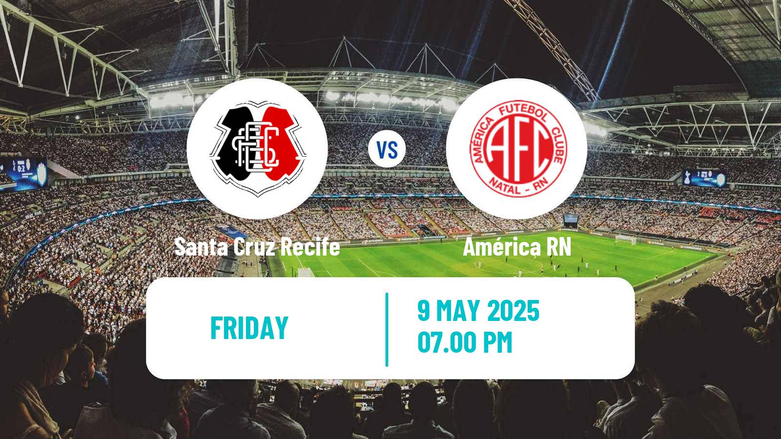 Soccer Brazilian Serie D Santa Cruz Recife - América RN