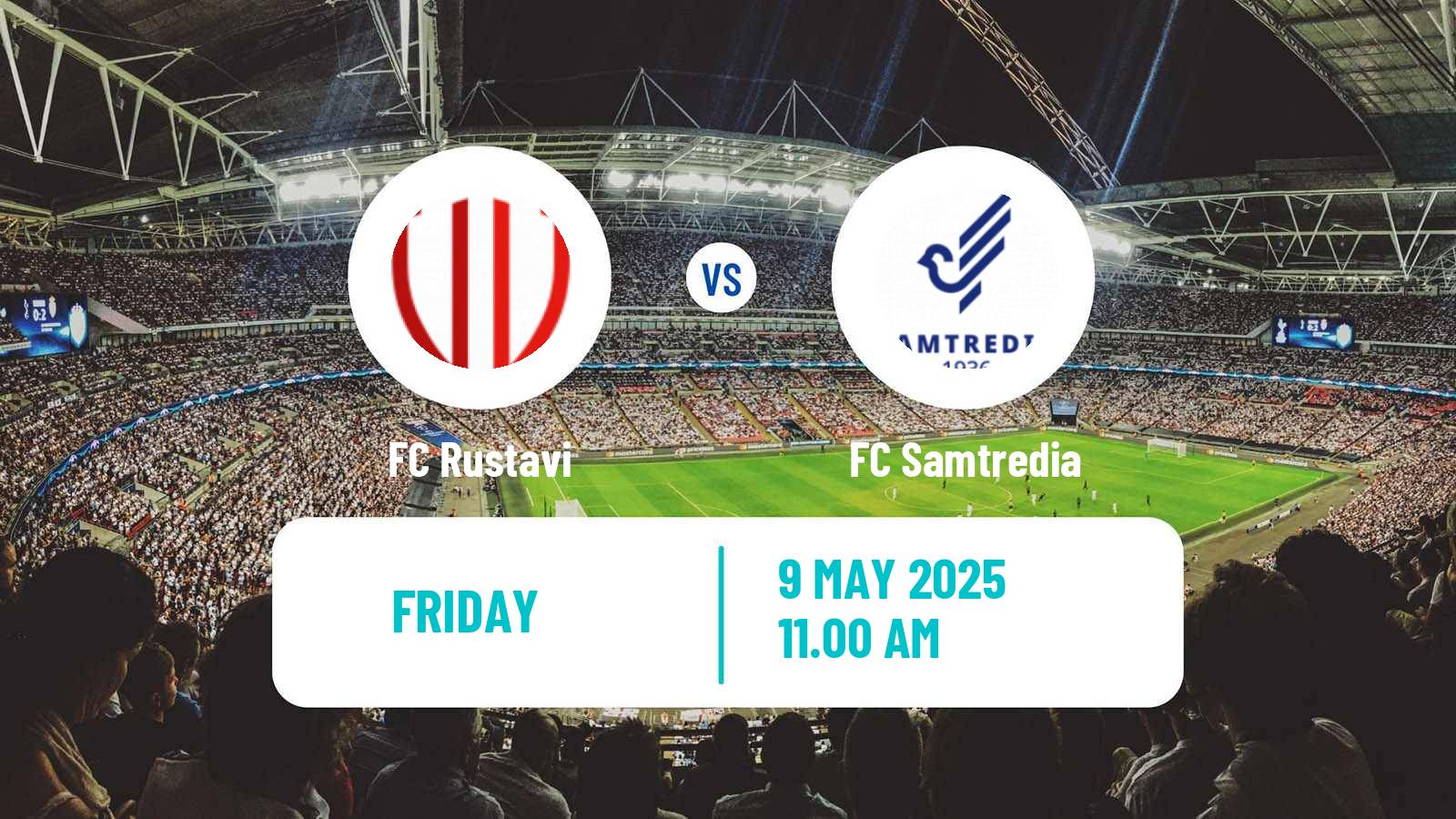 Soccer Georgian Erovnuli Liga 2 Rustavi - Samtredia