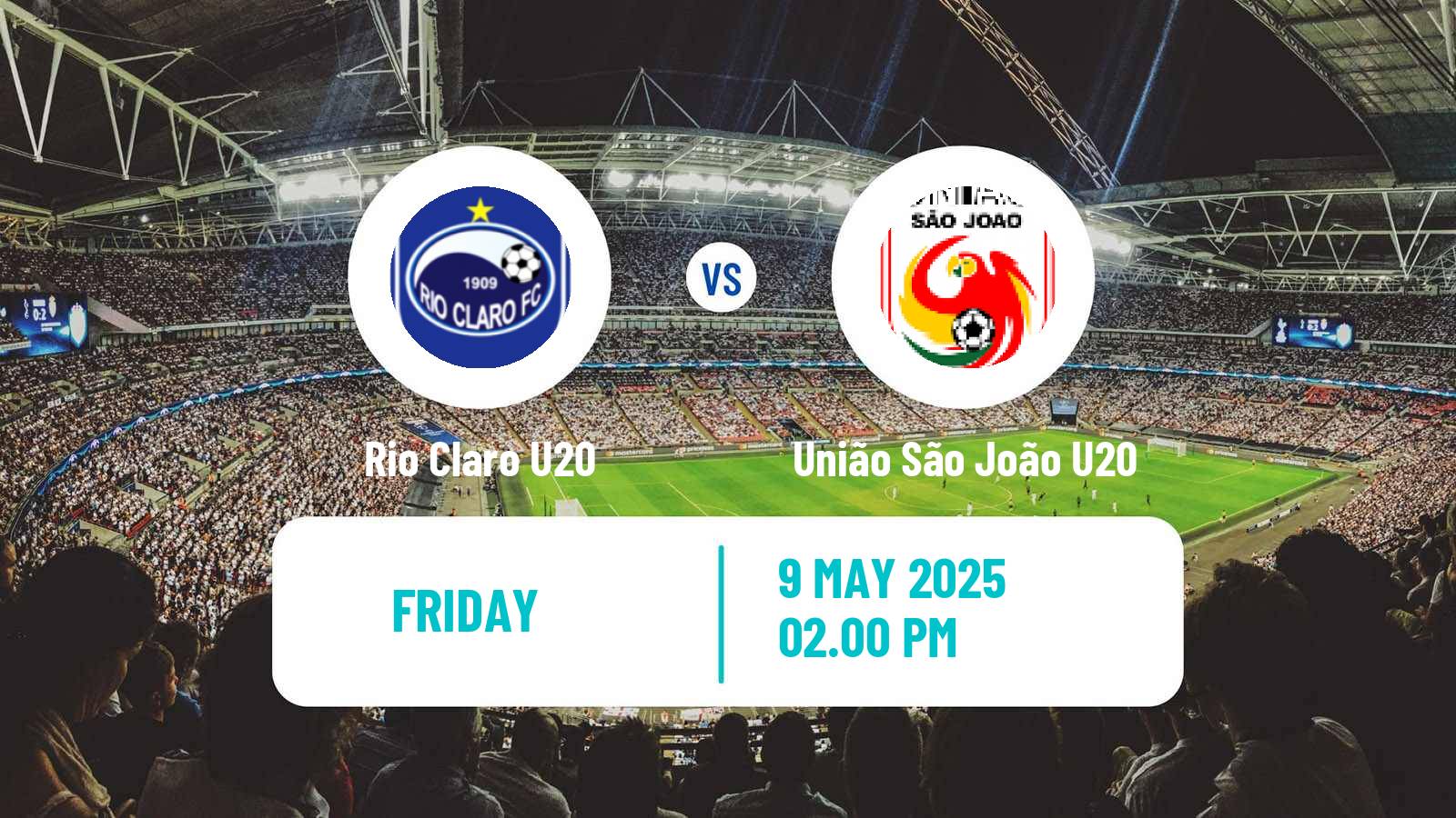 Soccer Brazilian Paulista U20 Rio Claro U20 - União São João U20