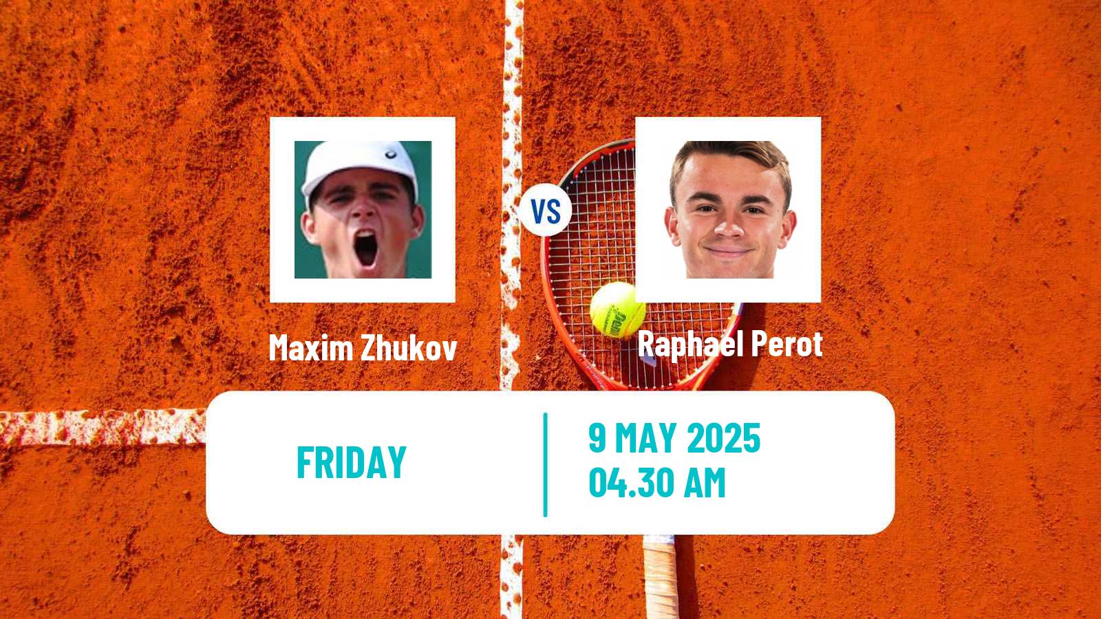 Tennis ITF M15 Monastir 18 Men Maxim Zhukov - Raphael Perot