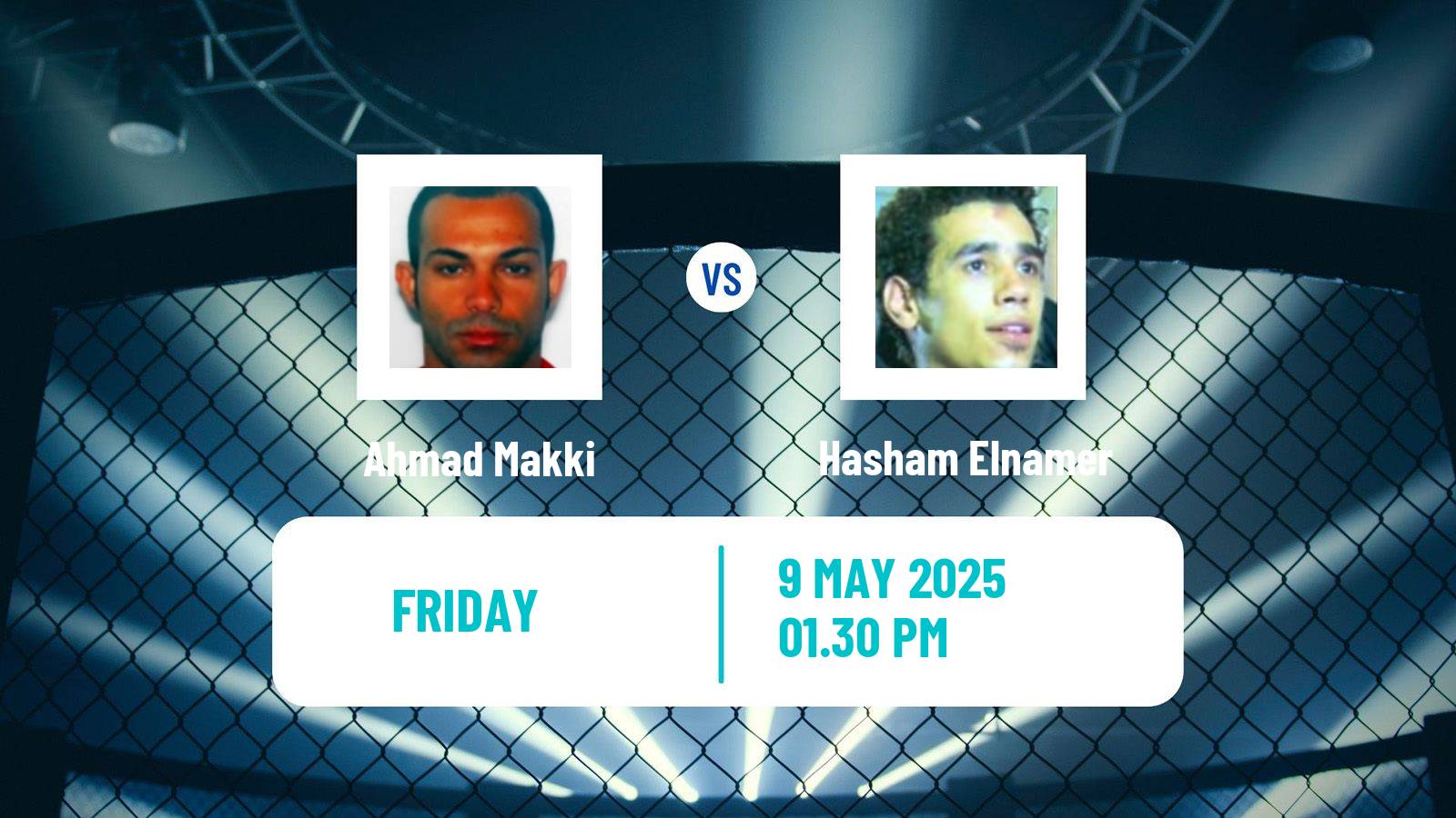 MMA Lightweight Pfl Mena Men Ahmad Makki - Hasham Elnamer
