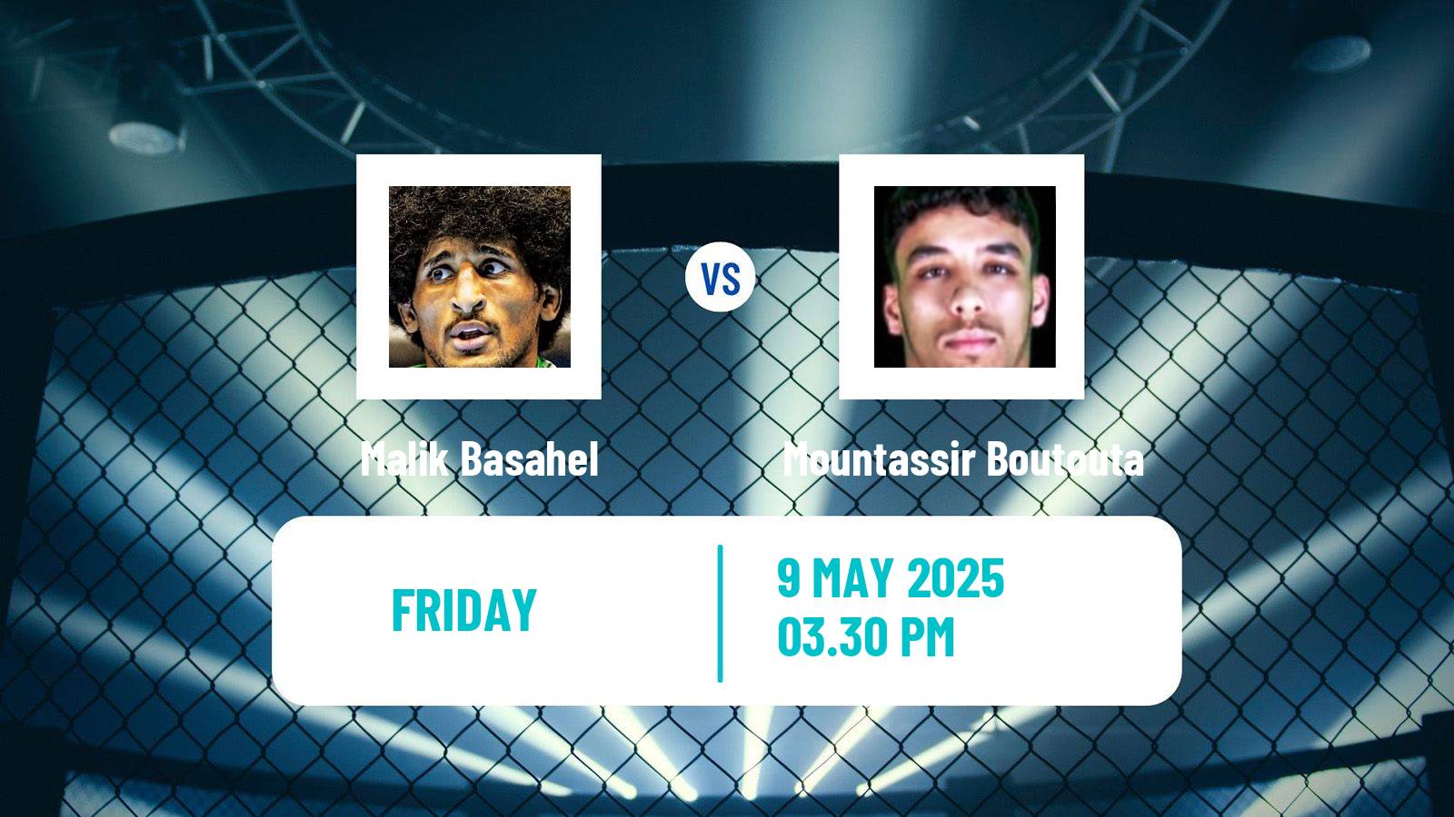 MMA Flyweight Pfl Mena Men Malik Basahel - Mountassir Boutouta