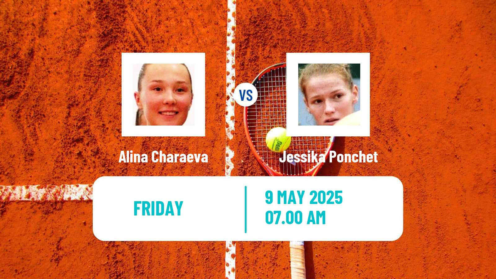 Tennis ITF W75 Saint Gaudens Women Alina Charaeva - Jessika Ponchet