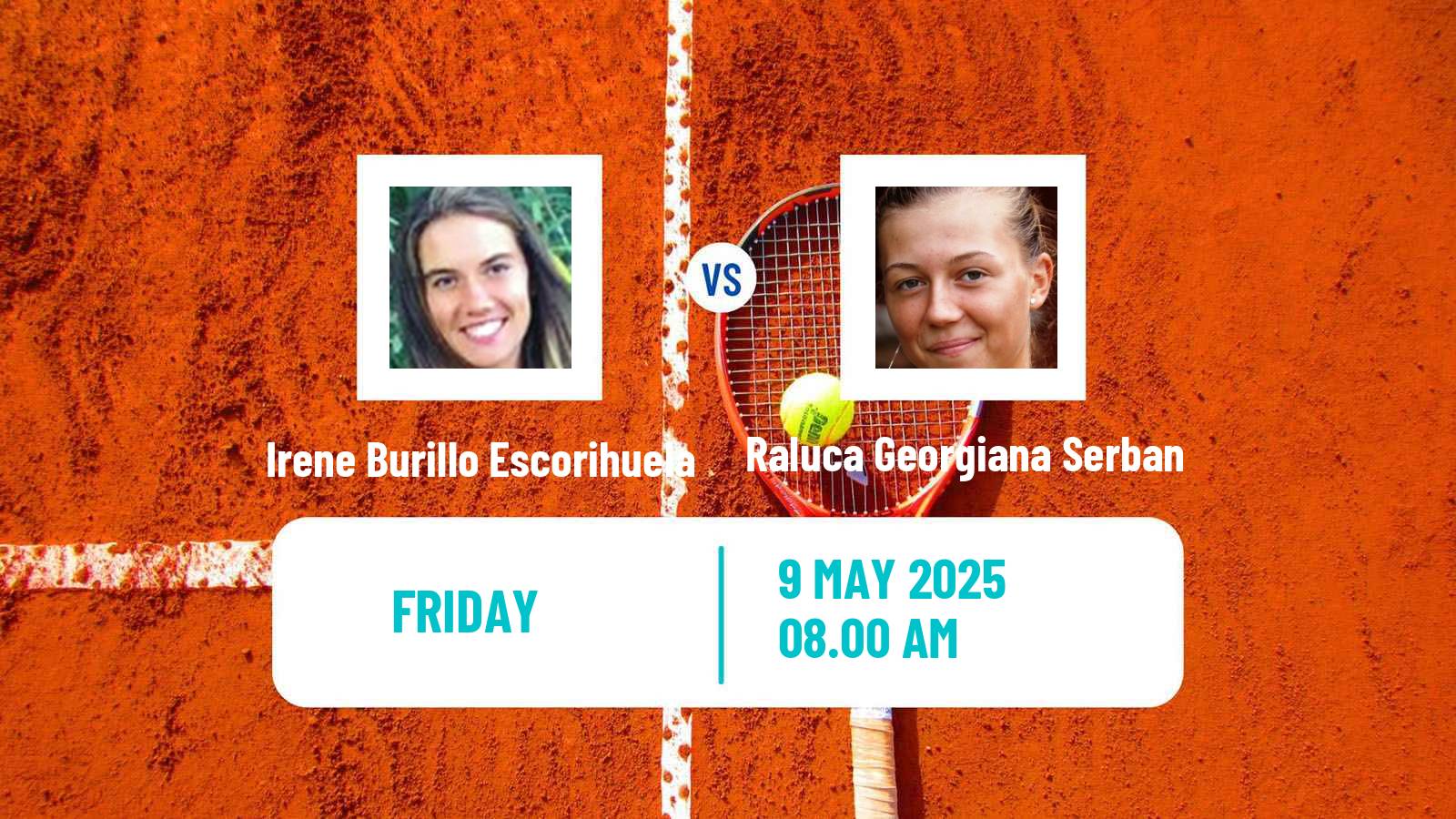Tennis ITF W35 Platja D Aro Women Irene Burillo Escorihuela - Raluca Georgiana Serban