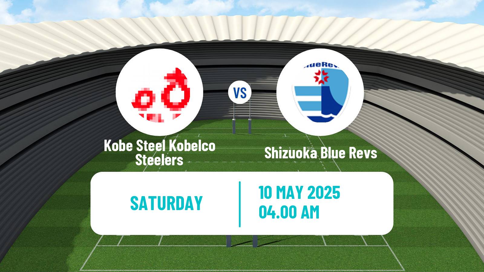 Rugby union Japan League One Rugby Union Kobe Steel Kobelco Steelers - Shizuoka Blue Revs