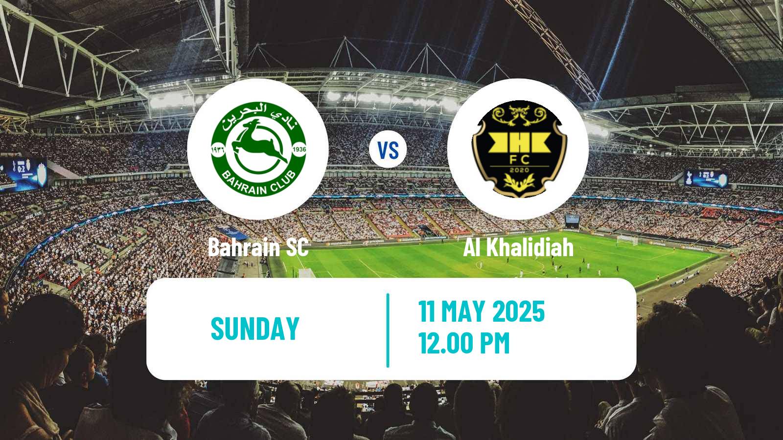 Soccer Bahraini Premier League Bahrain SC - Al Khalidiah