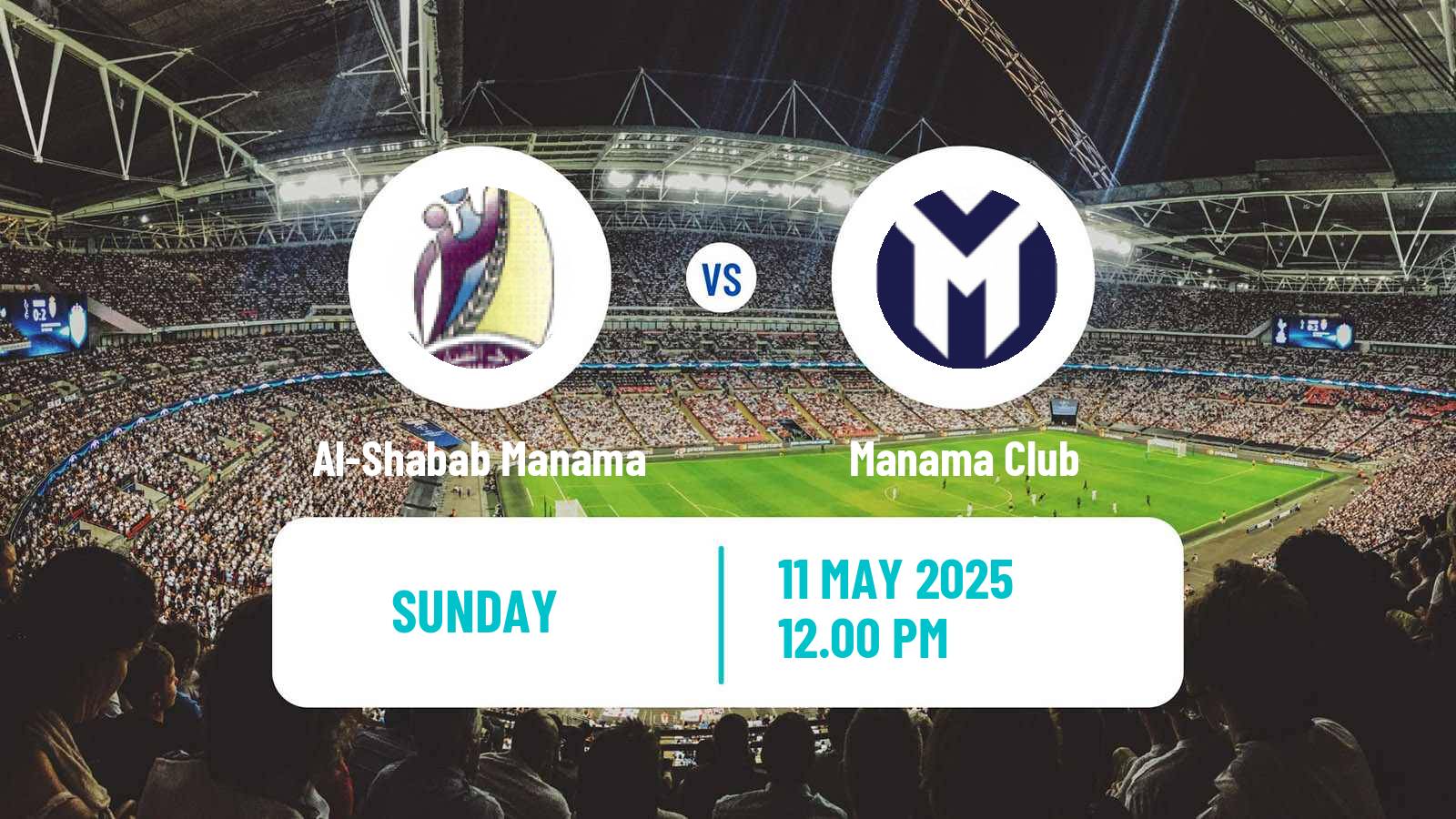Soccer Bahraini Premier League Al-Shabab Manama - Manama Club