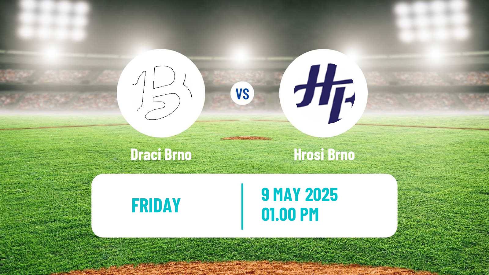 Baseball Czech Extraliga Baseball Draci Brno - Hrosi Brno