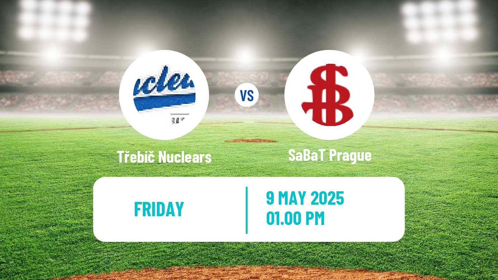 Baseball Czech Extraliga Baseball Třebíč Nuclears - SaBaT Prague