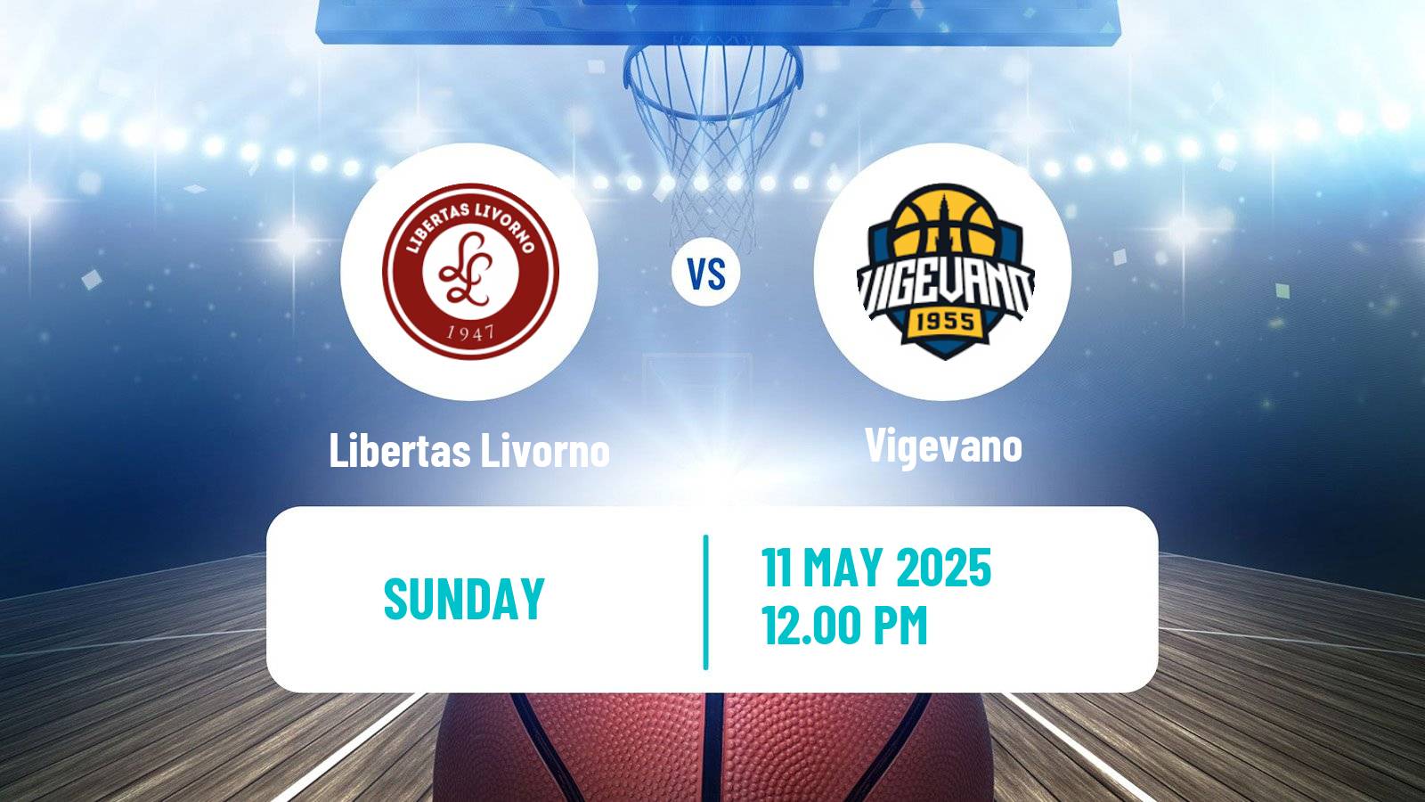 Basketball Italian Serie A2 Basketball Libertas Livorno - Vigevano