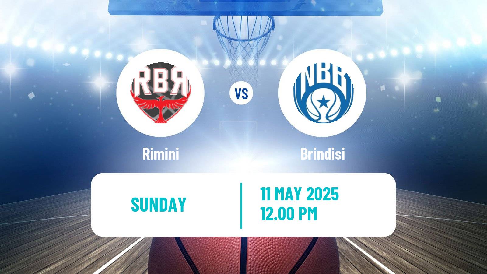 Basketball Italian Serie A2 Basketball Rimini - Brindisi