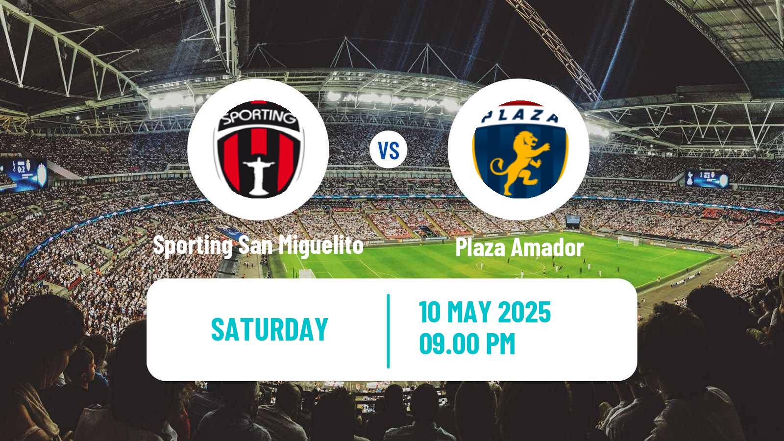Soccer Liga Panamena de Futbol Sporting San Miguelito - Plaza Amador