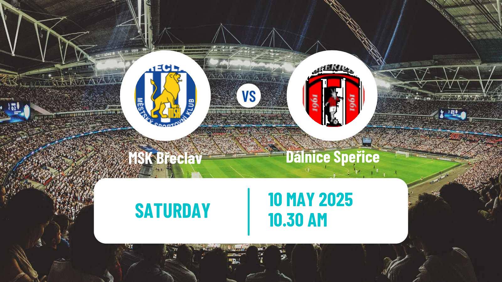Soccer Czech Division D Břeclav - Dálnice Speřice