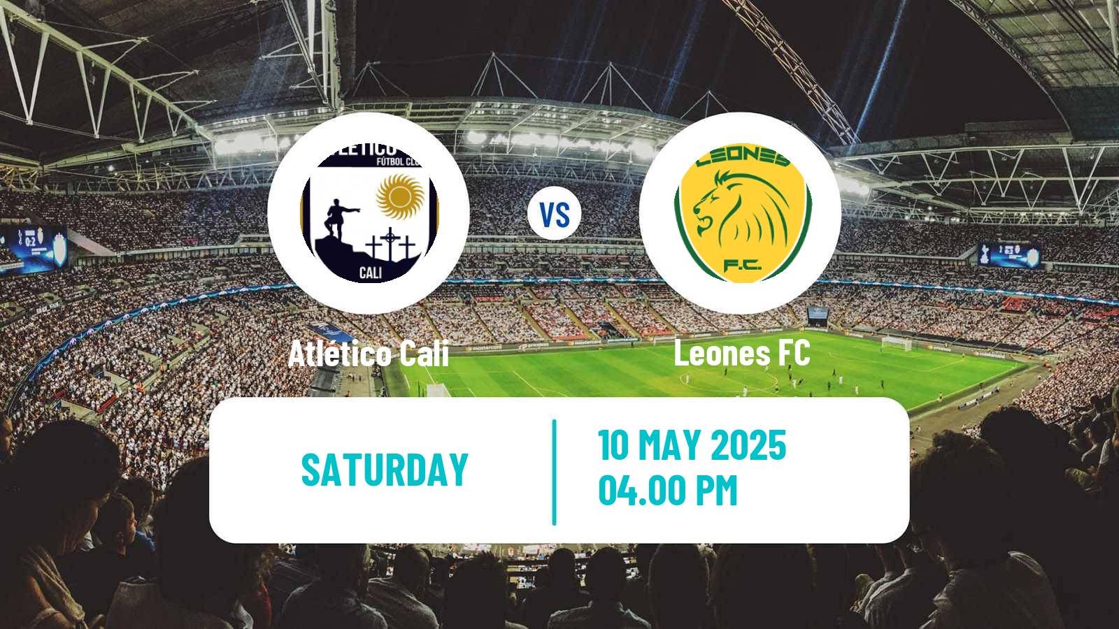 Soccer Colombian Primera B Atlético Cali - Leones