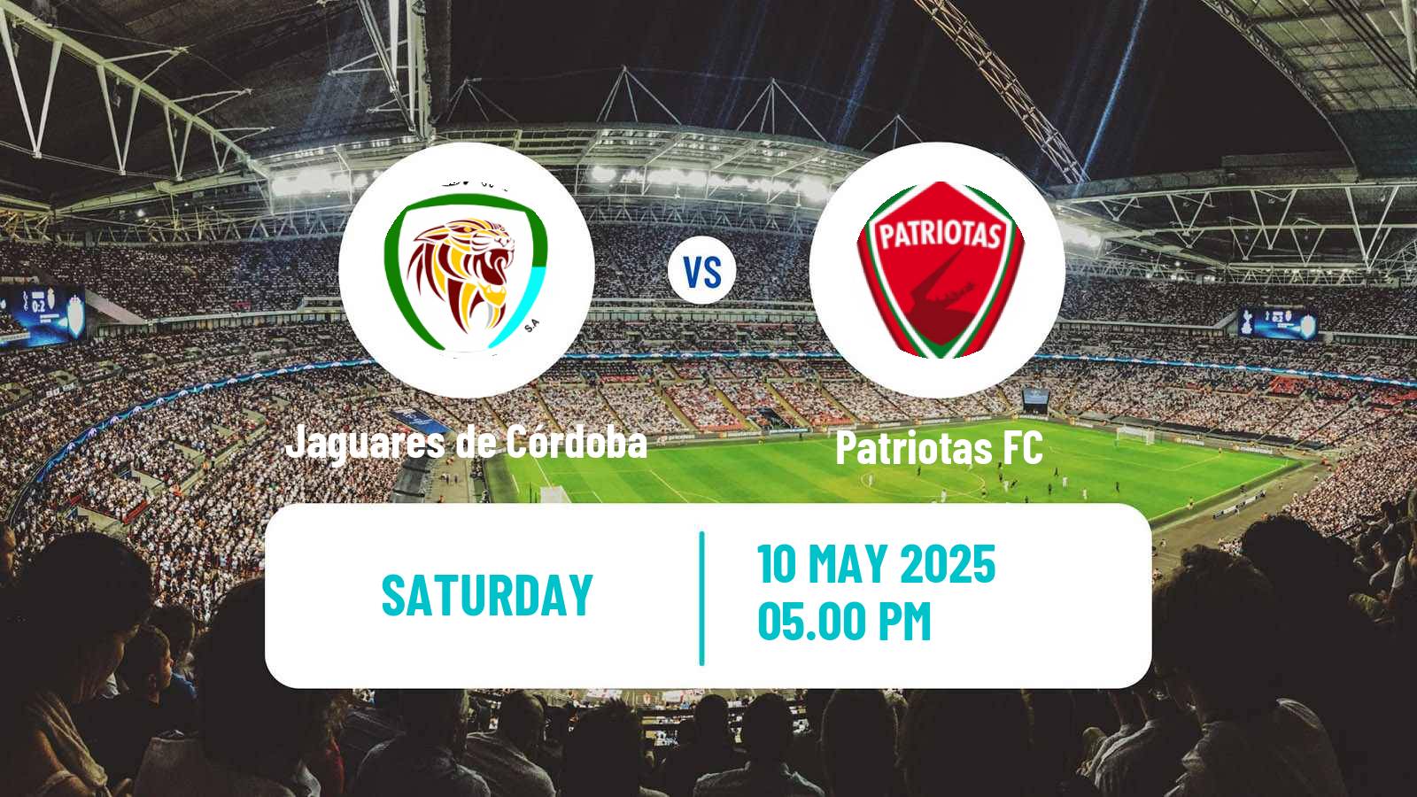 Soccer Colombian Primera B Jaguares de Córdoba - Patriotas