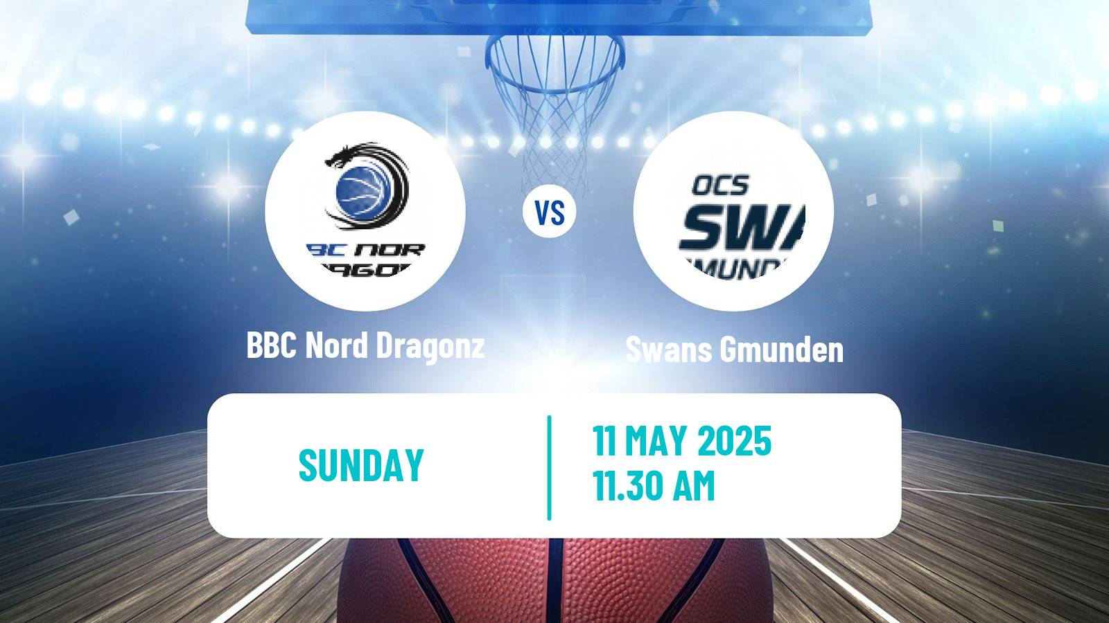 Basketball Austrian Superliga Basketball BBC Nord Dragonz - Swans Gmunden