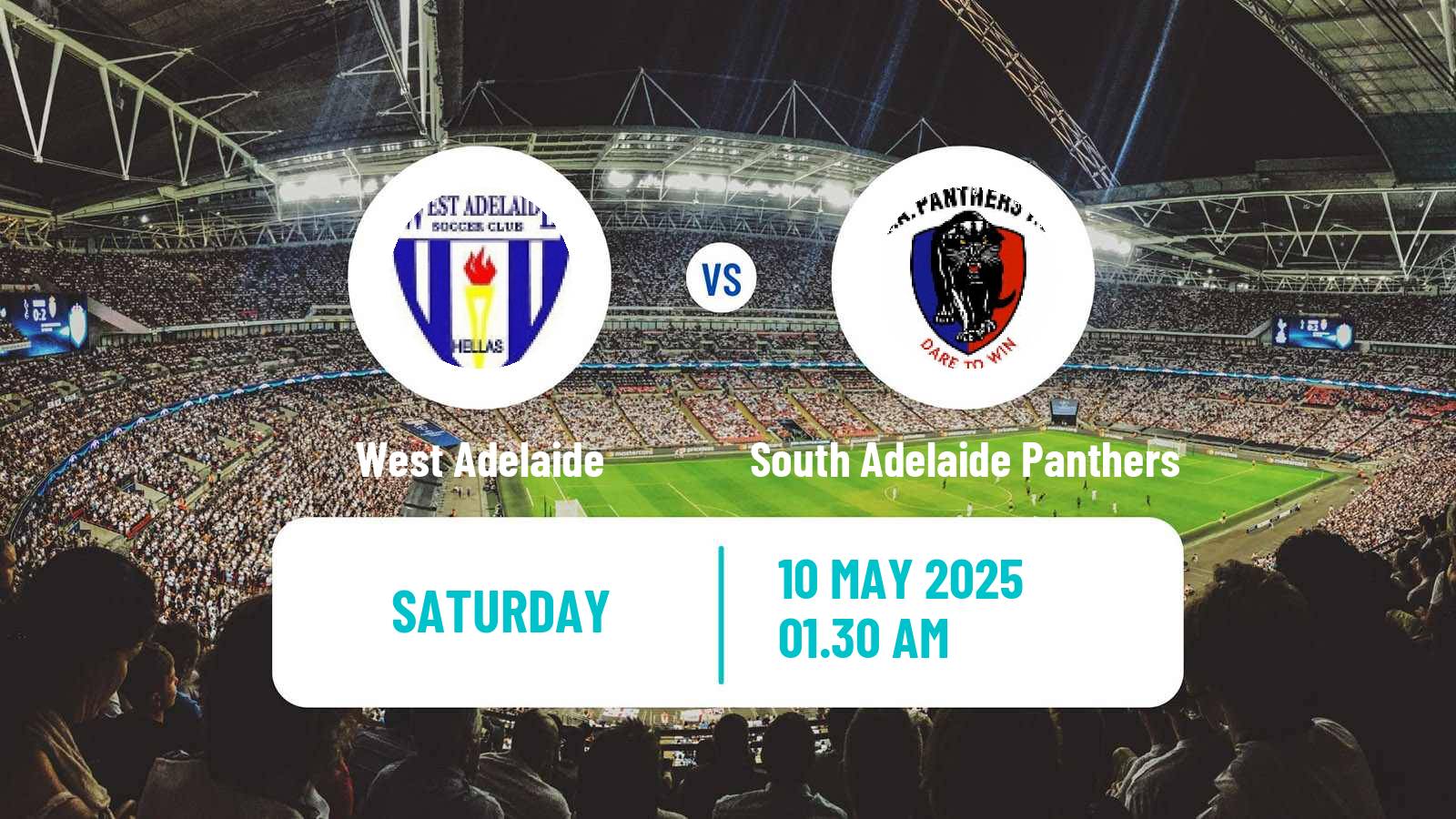Soccer Australian SA State League West Adelaide - South Adelaide Panthers