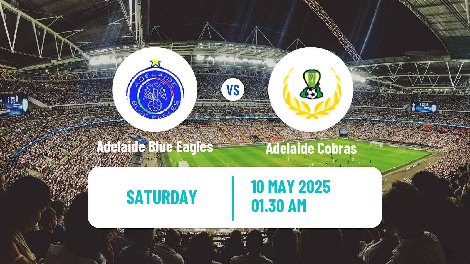 Soccer Australian SA State League Adelaide Blue Eagles - Adelaide Cobras