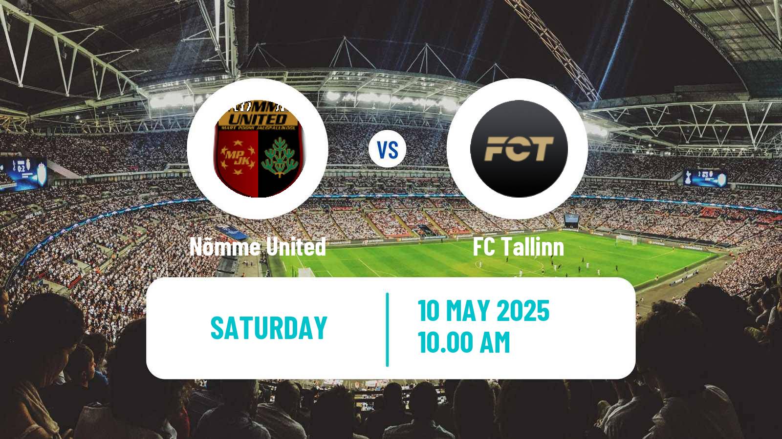 Soccer Estonian Esiliiga Nõmme United - FC Tallinn