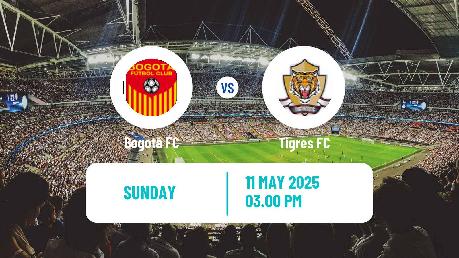 Soccer Colombian Primera B Bogotá - Tigres