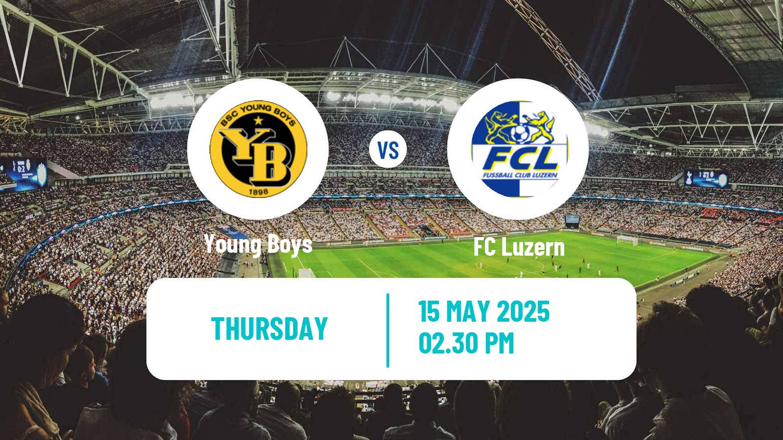 Soccer Swiss Super League Young Boys - Luzern