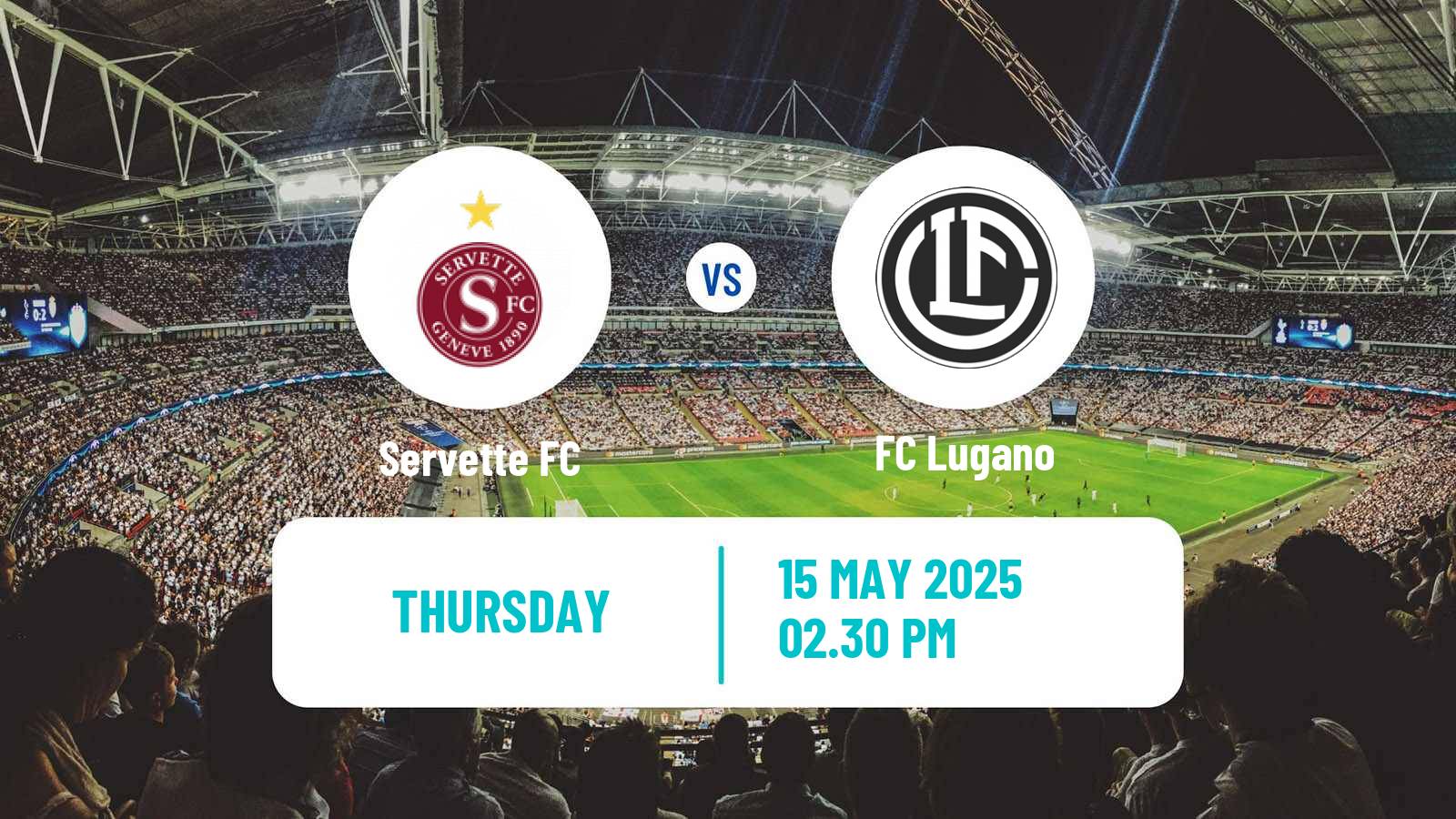 Soccer Swiss Super League Servette - Lugano