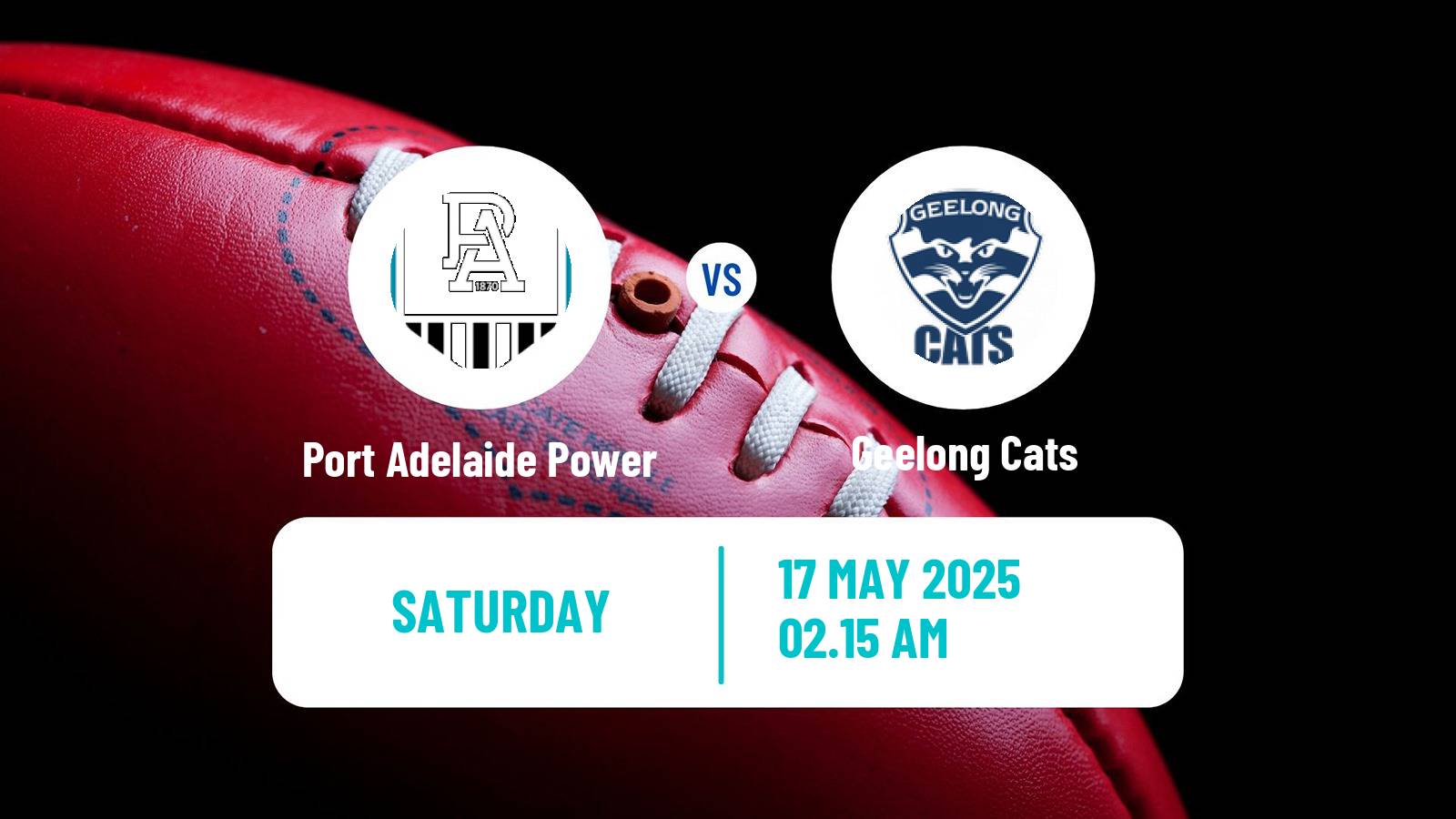 Aussie rules AFL Port Adelaide Power - Geelong Cats