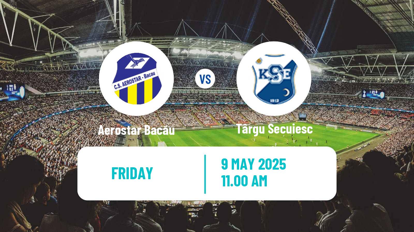 Soccer Romanian Liga 3 - Seria 2 Aerostar Bacău - Târgu Secuiesc