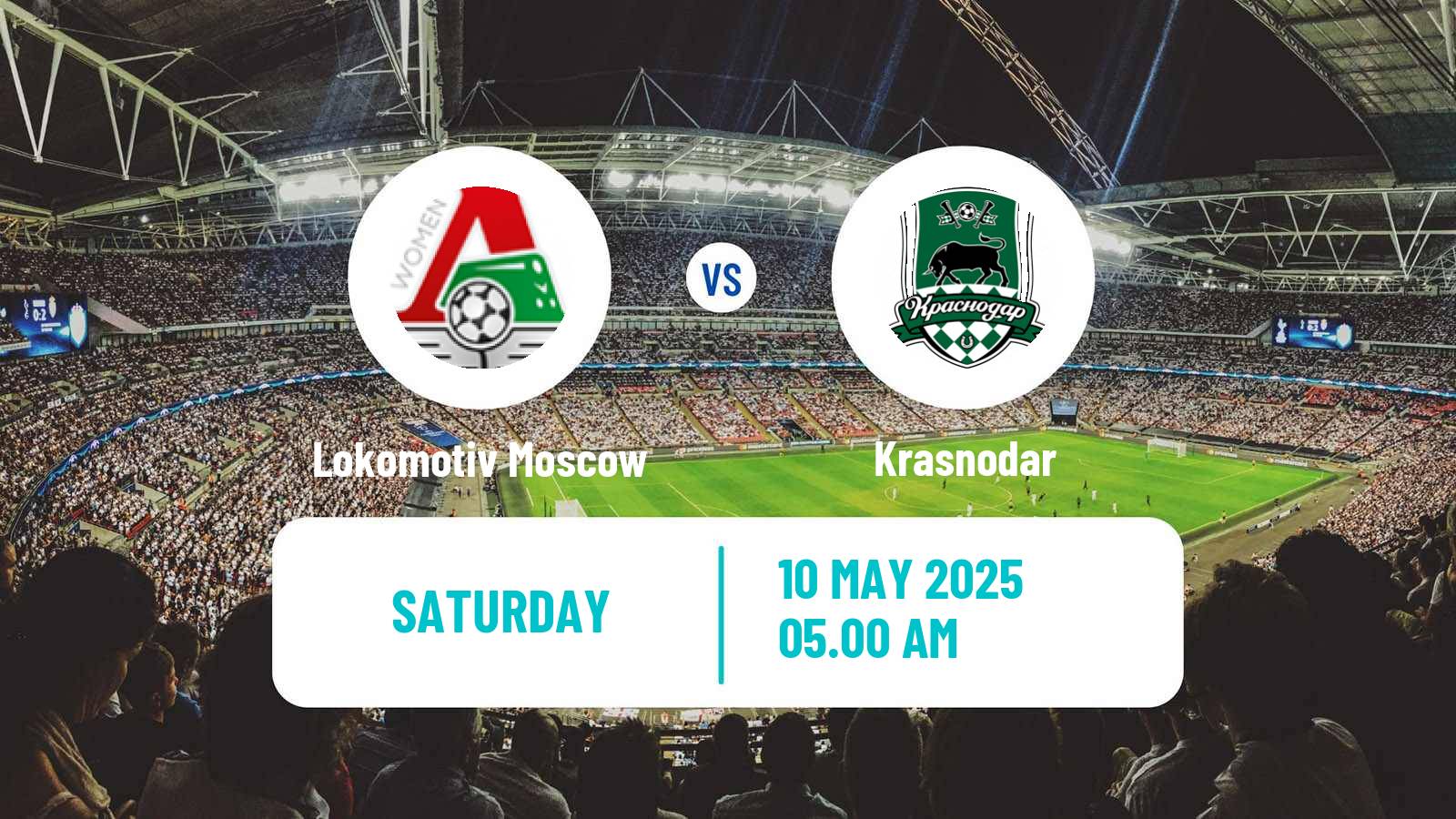 Soccer Russian Supreme Division Women Lokomotiv Moscow - Krasnodar