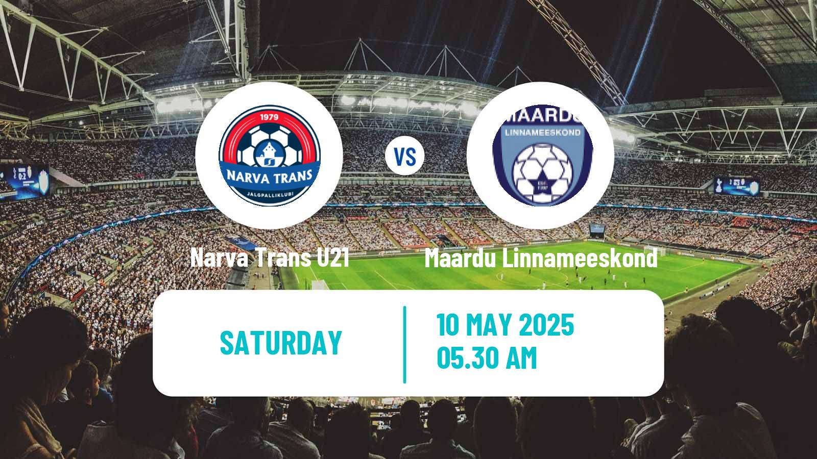 Soccer Estonian Esiliiga B Narva Trans U21 - Maardu Linnameeskond