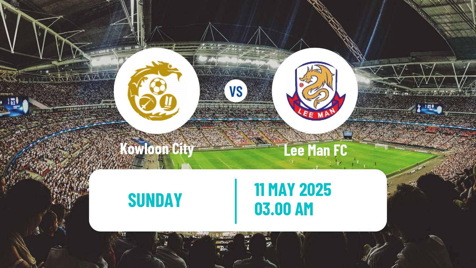 Soccer Hong Kong Premier League Kowloon City - Lee Man