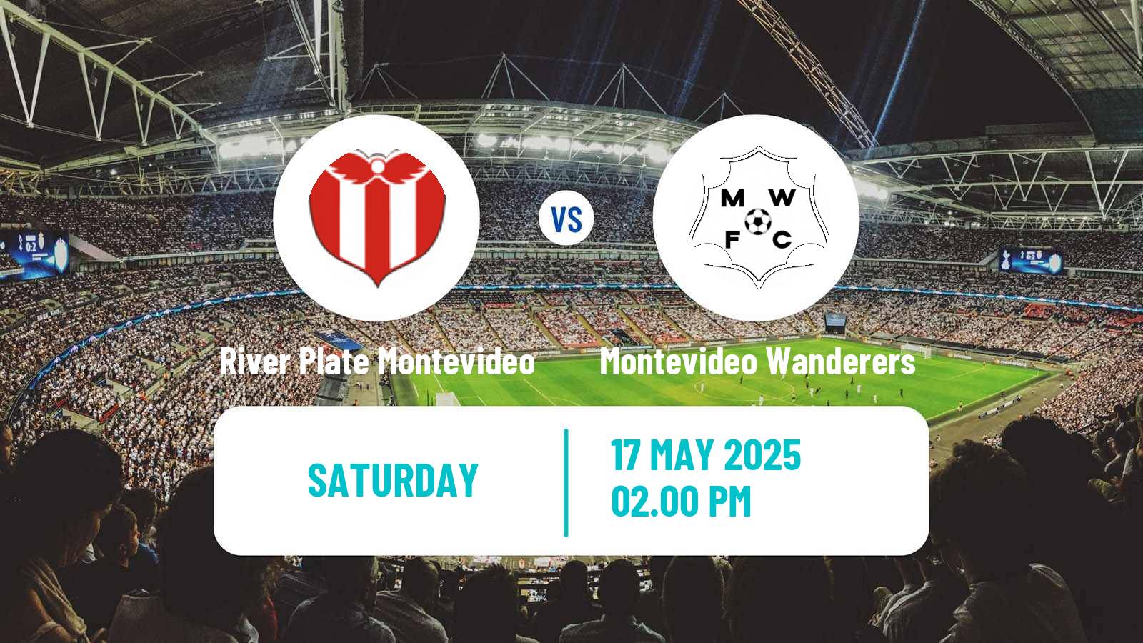 Soccer Uruguayan Primera Division River Plate Montevideo - Montevideo Wanderers