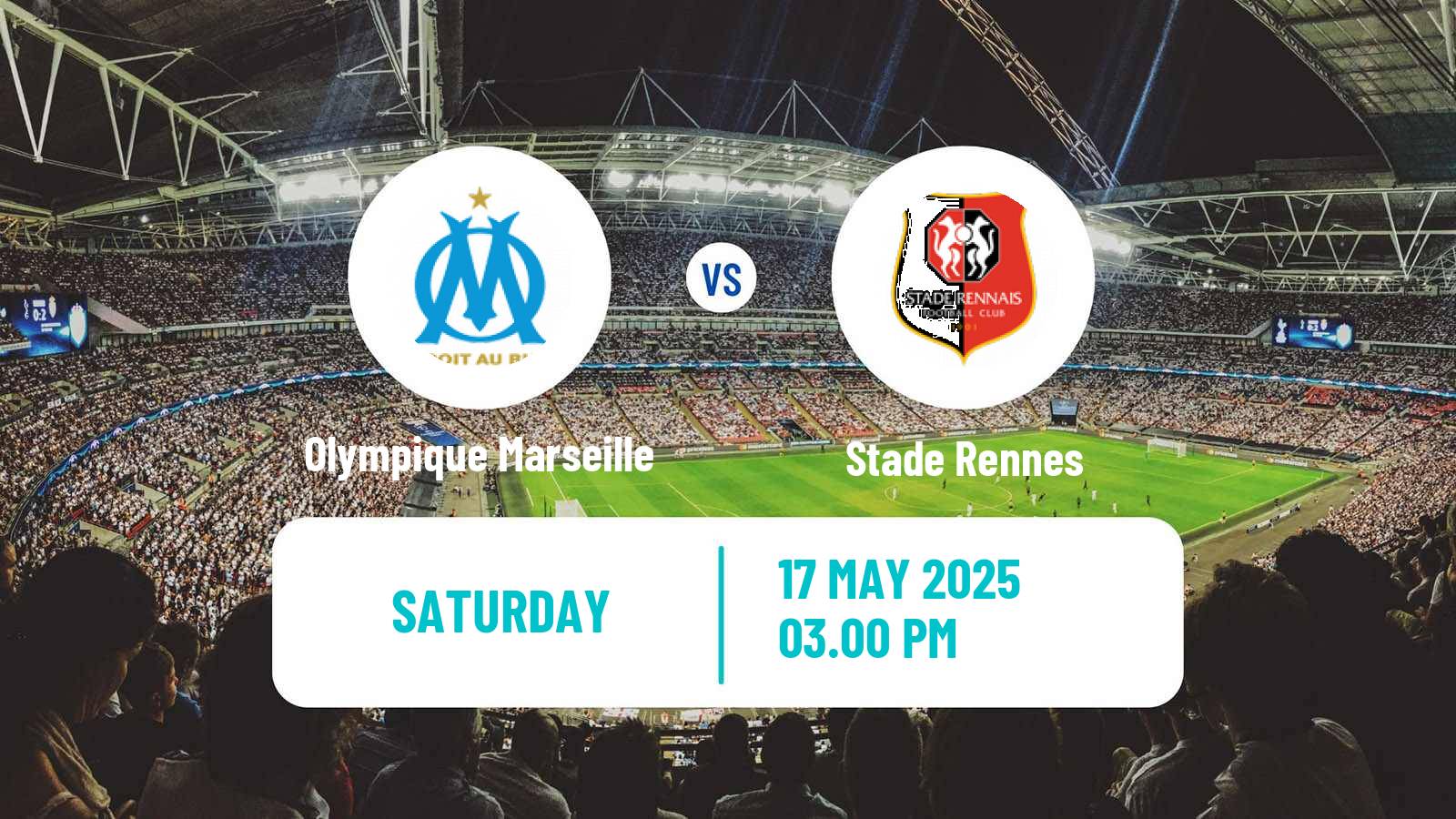 Soccer French Ligue 1 Olympique Marseille - Rennes