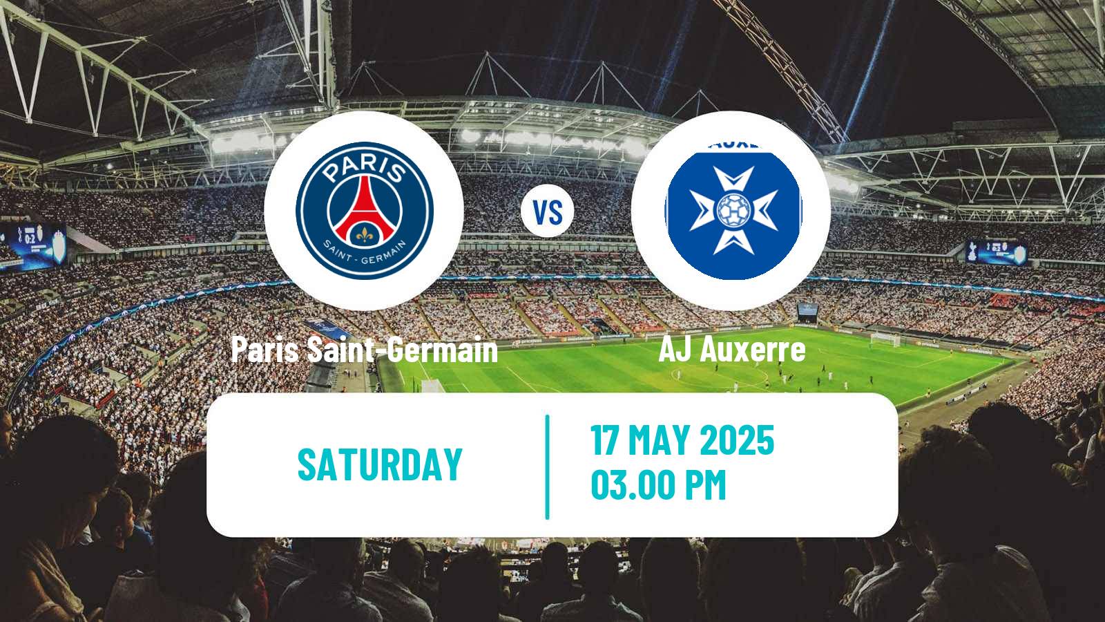 Soccer French Ligue 1 Paris Saint-Germain - Auxerre