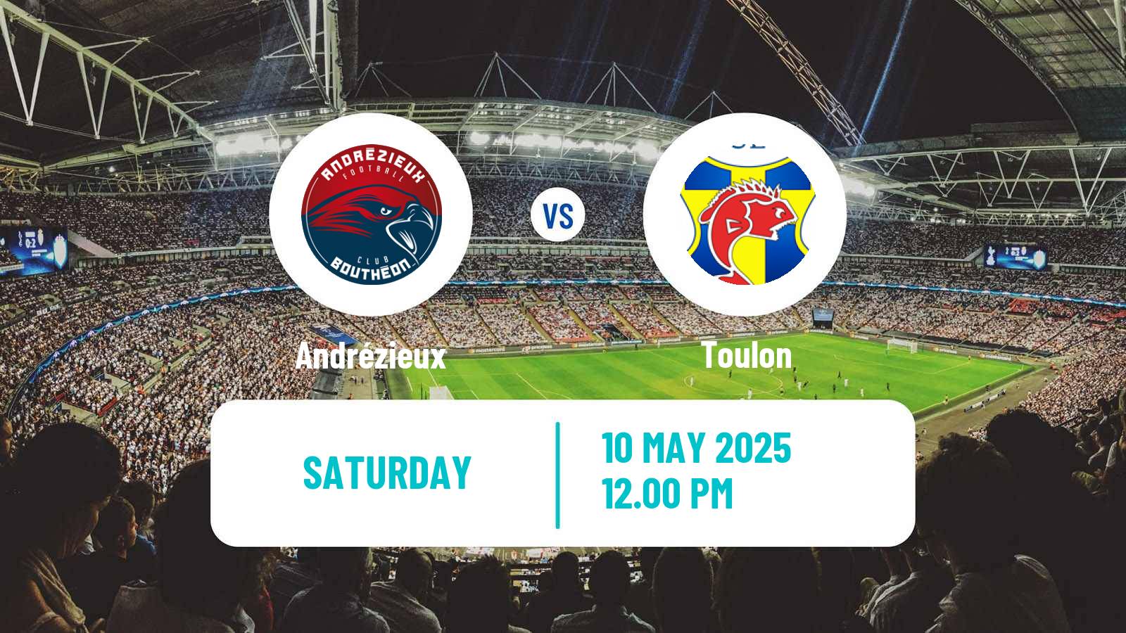 Soccer French National 2 - Group A Andrézieux - Toulon