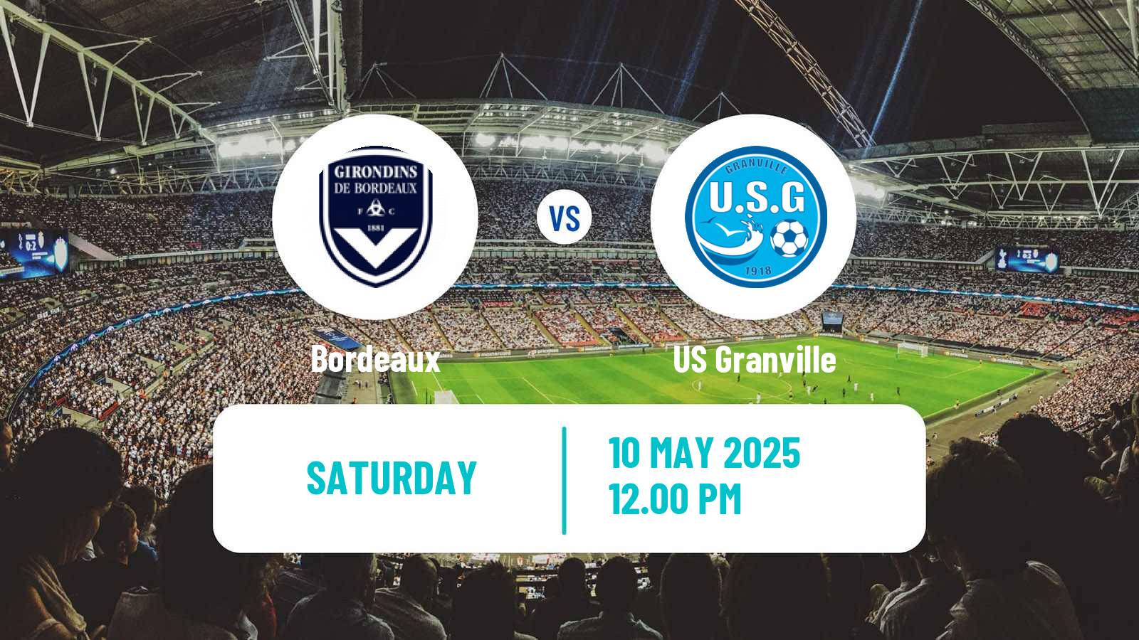 Soccer French National 2 - Group B Bordeaux - Granville