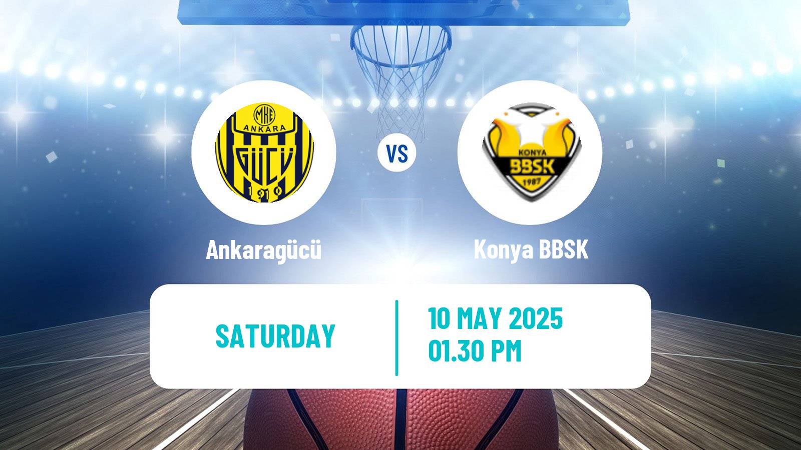 Basketball Turkish TBL Ankaragücü - Konya BBSK